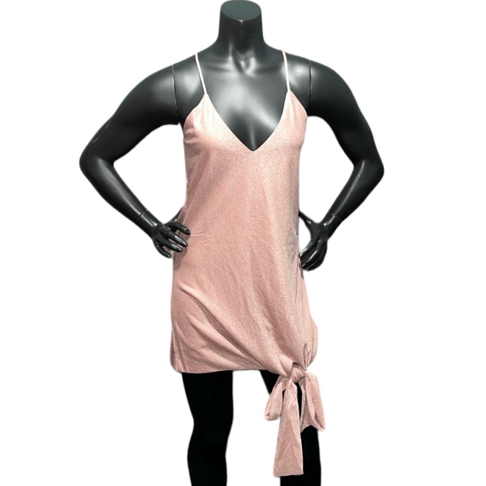 NWT Dance & Marvel Blush Pink Shimmer Sleeveless Top M